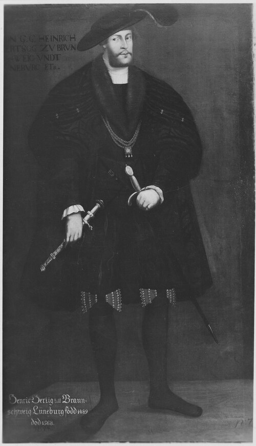 Henrik II, 1489-1568, hertig av Braunschweig-Wolfenbüttel, , David Frumerie