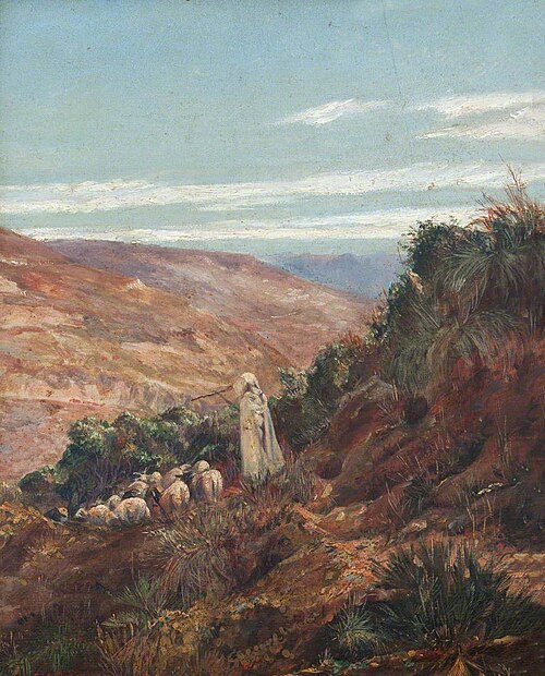 Shepherd and Sheep, , Barbara Bodichon