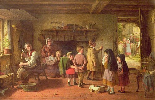 Early Sorrow, 1861, Frederick Daniel Hardy