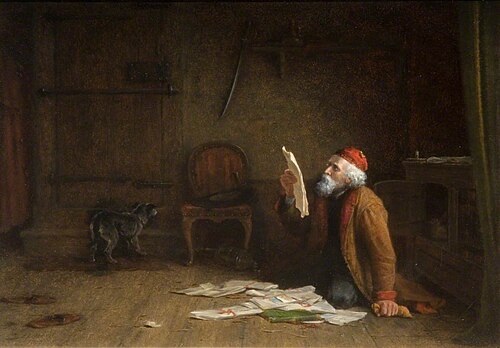 The Missing Deed, 1871, Frederick Daniel Hardy