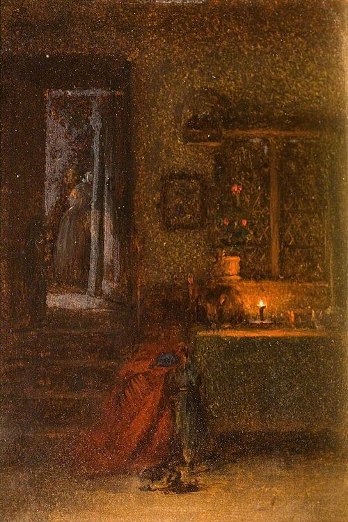 Study of an Interior, 1871, Frederick Daniel Hardy