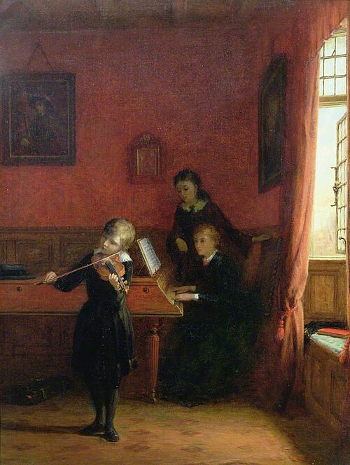 The Solo, 1874, Frederick Daniel Hardy