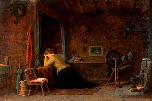 A Prayer for Those at Sea, 1879, Frederick Daniel Hardy