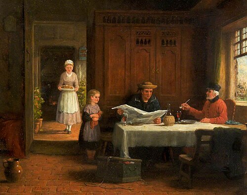 Paid Off, 1890, Frederick Daniel Hardy