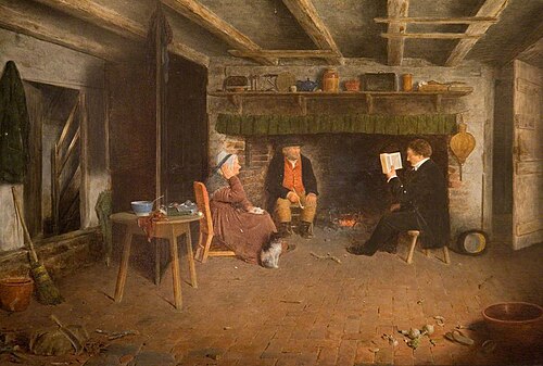 The Clergyman's Visit, , Frederick Daniel Hardy