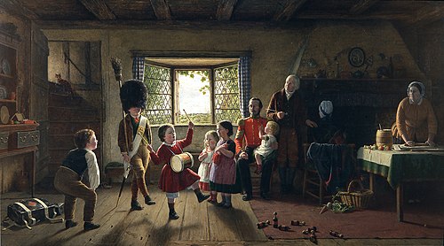The Volunteers, 1860, Frederick Daniel Hardy