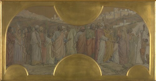 Jesus Going to Jerusalem to Accomplish his Mission, , Théodore Joseph Canneel