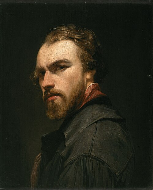 Autoportrait, 1844, Théodore Joseph Canneel