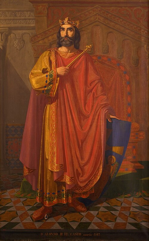 Alfonso II el Casto, 1852, Mariano de la Roca y Delgado