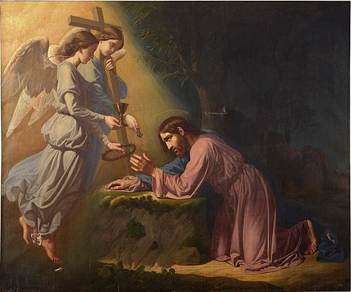 La Oración en el Huerto, 1857, Mariano de la Roca y Delgado