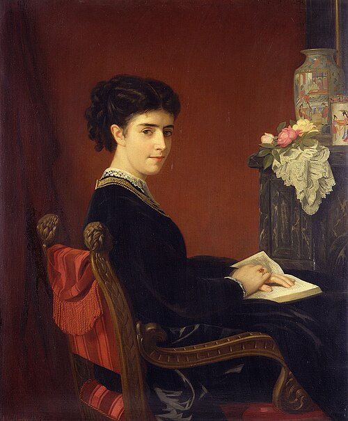 Portrait of Marianne Beschütz, married Perl, 1868, Antonie Volkmar