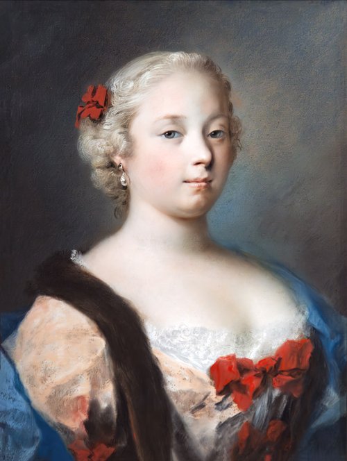 Portrait de jeune femme, , Rosalba Carriera