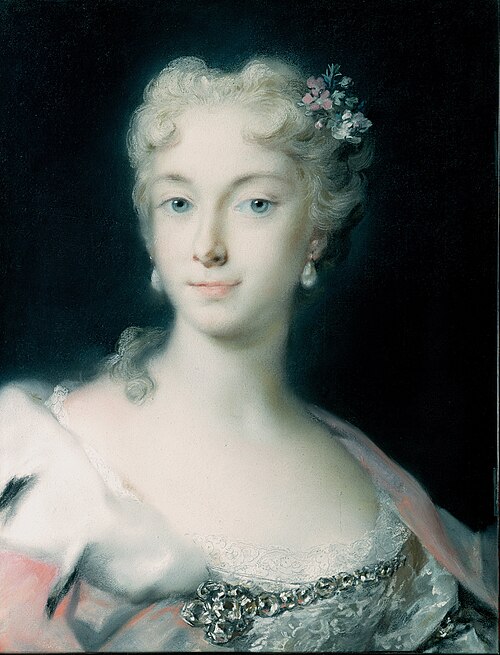 Maria Theresa, Archduchess of Habsburg, 1730, Rosalba Carriera