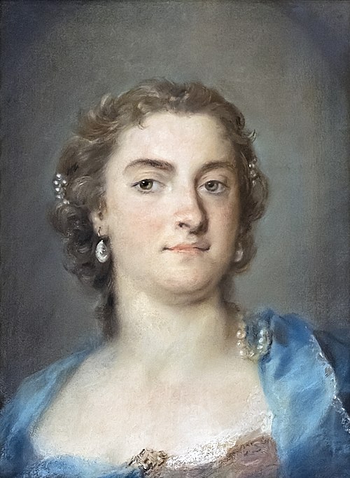 Portrait of Faustina Bordoni Hasse, 1730, Rosalba Carriera