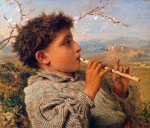 Shepherd Piper, 1881, Sophie Gengembre Anderson