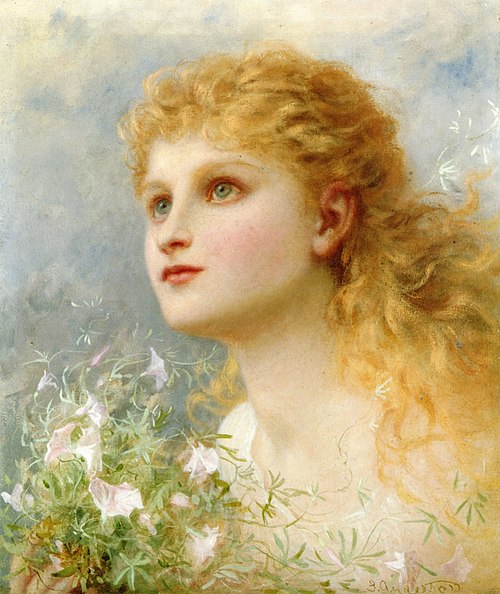 Heavenwards, 1883, Sophie Gengembre Anderson