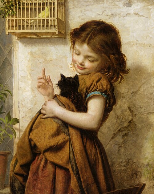 Her Favorite Pets, , Sophie Gengembre Anderson