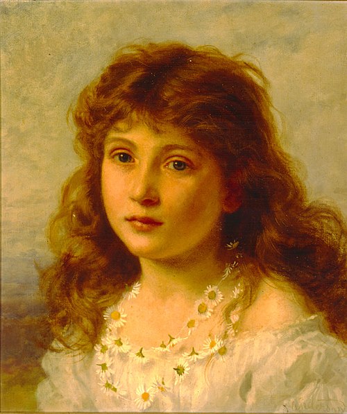 Young Girl, , Sophie Gengembre Anderson