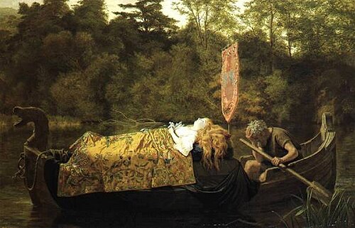 Elaine, 1870, Sophie Gengembre Anderson