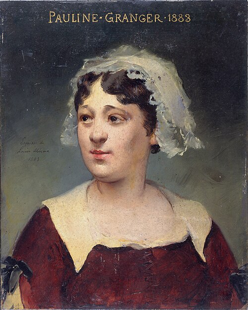Portrait de Pauline Granger (1833-1913), sociétaire de la Comédie-Française, 1883, Louise Abbéma