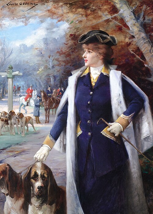 Sarah Bernhardt Chasse à courre, 1897, Louise Abbéma