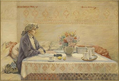 Portrait de Sarah Bernhardt, 1921, Louise Abbéma
