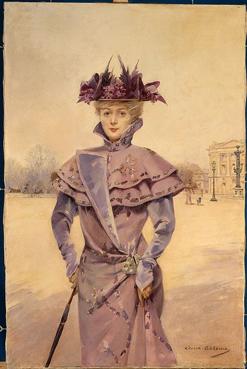 L'Élégante, place de la Concorde à Paris, 1894, Louise Abbéma