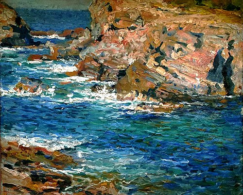On the Mediterranean Coast., 1911, E. Phillips Fox