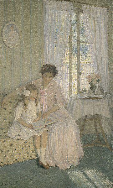 The lesson, 1912, E. Phillips Fox