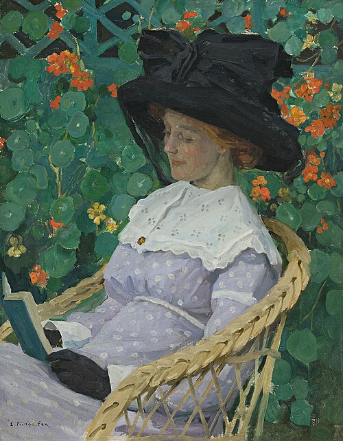 Nasturtiums, 1912, E. Phillips Fox