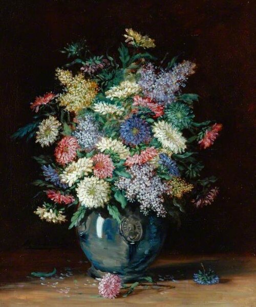 Flowers in a Vase, , Henri Guérard