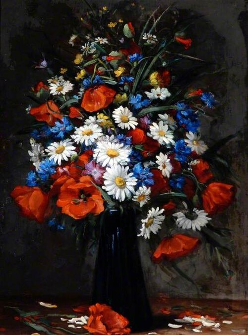 Flowers in a Vase, , Henri Guérard