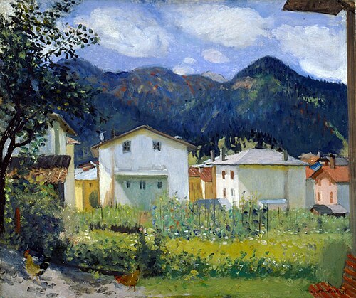 Case di Auronzo, 1954, Ugo Vittore Bartolini