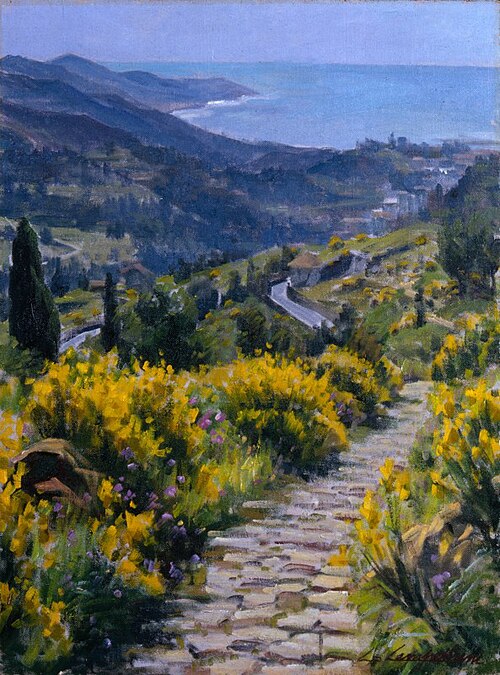 The brooms (Towards the sea), 1968, Gianfranco Campestrini