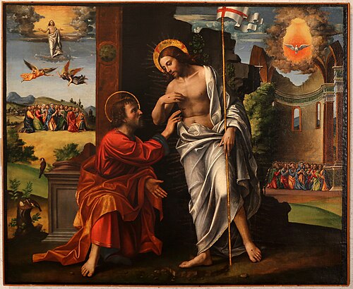 Incredulità di san Tommaso, 1520, Paolo Morando