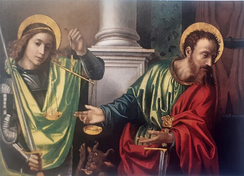 L'arcangelo Michele e san Paolo, 1515, Paolo Morando