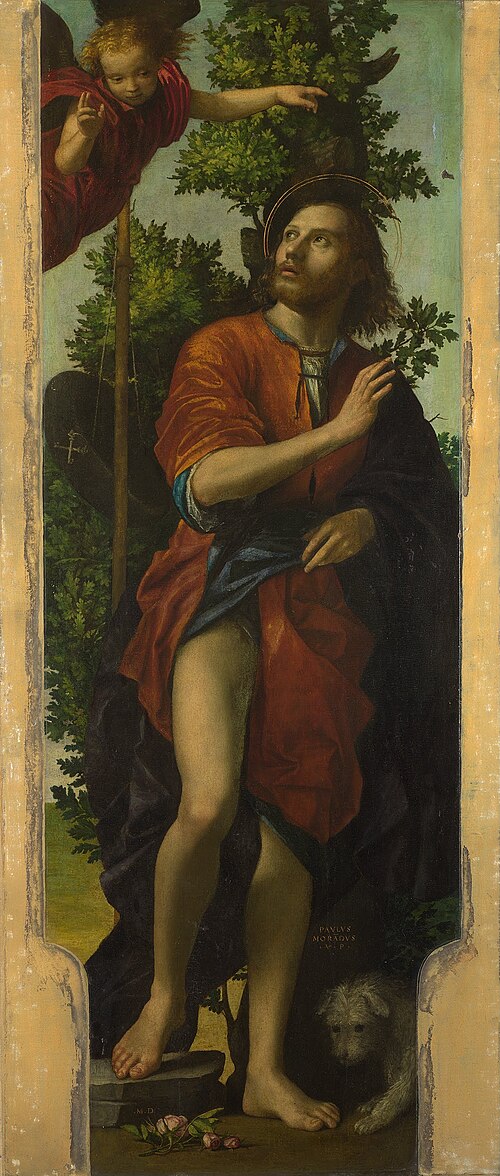 Saint Roch, 1518, Paolo Morando