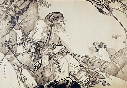 Jurōjin, 1800, Kanō Hōgai