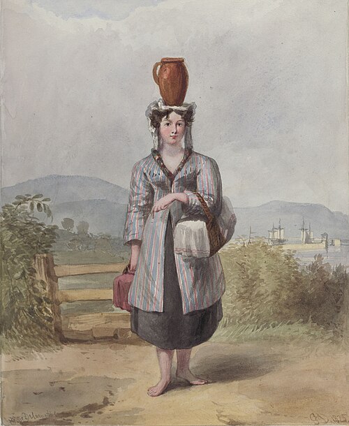 Portrait of a Lady, 1818, George Orleans Delamotte