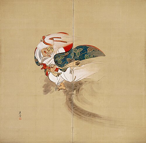 Ibaraki [right of a pair], 1882, Shibata Zeshin