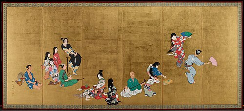 The Four Elegant Pastimes [left of a pair], , Shibata Zeshin