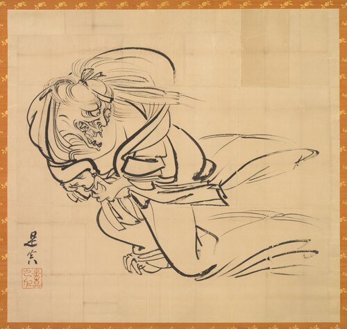 Sketch of Ibaraki-dōji, 1840, Shibata Zeshin