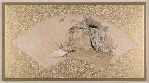 House with Woman and Baby, 1879, Shibata Zeshin