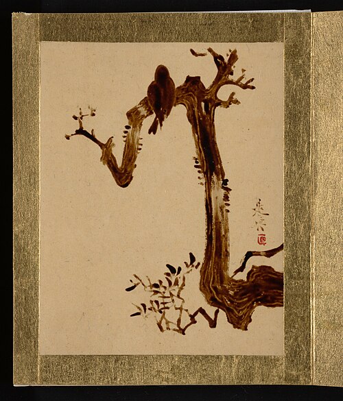 Crow on Tree, 1837, Shibata Zeshin