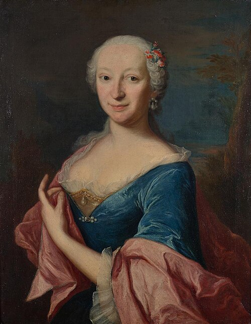 Bildnis Frau Regula Ott, 1750, Johann Rudolf Dälliker