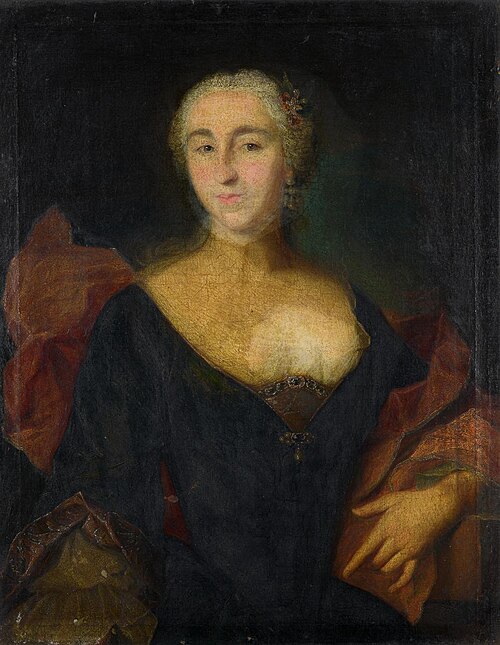 Bildnis einer jüngeren Dame, 1750, Johann Rudolf Dälliker