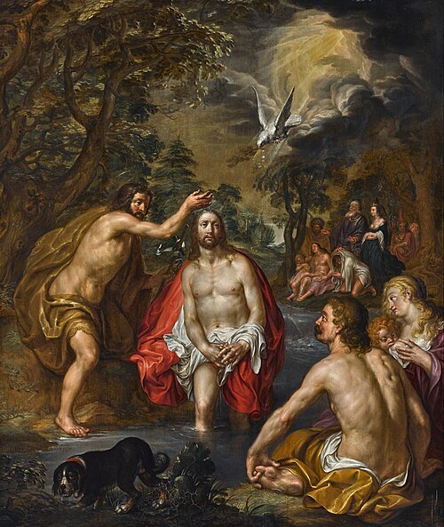 The Baptism of Christ, 1647, Jacob Lois