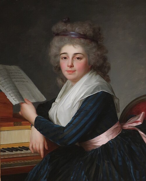 The Singer Rose Renaud, 1791, Antoine Vestier
