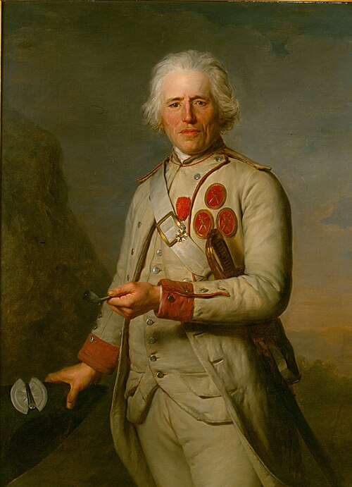 Portrait de Jean Theurel, doyen des vétérans pensionnés du roi au régiment de Touraine, 1788, Antoine Vestier