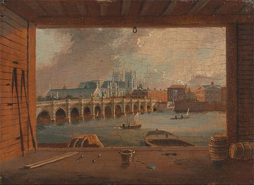 A View of Westminster Bridge, 1815, Daniel Turner